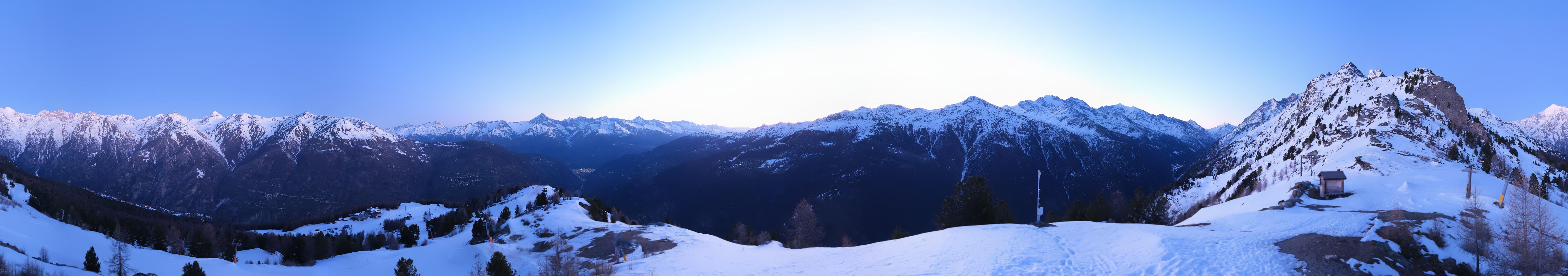 Archiv Foto Webcam Grächen im Wallis: Panorama Furggen