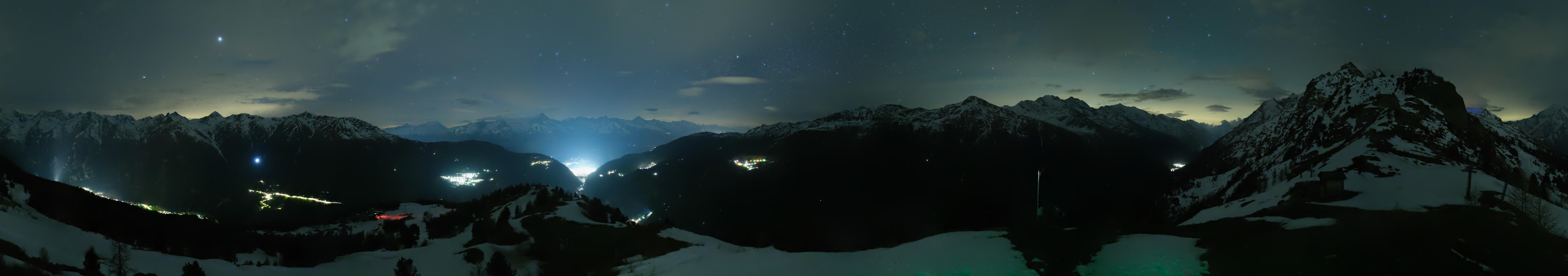 Archiv Foto Webcam Grächen im Wallis: Panorama Furggen