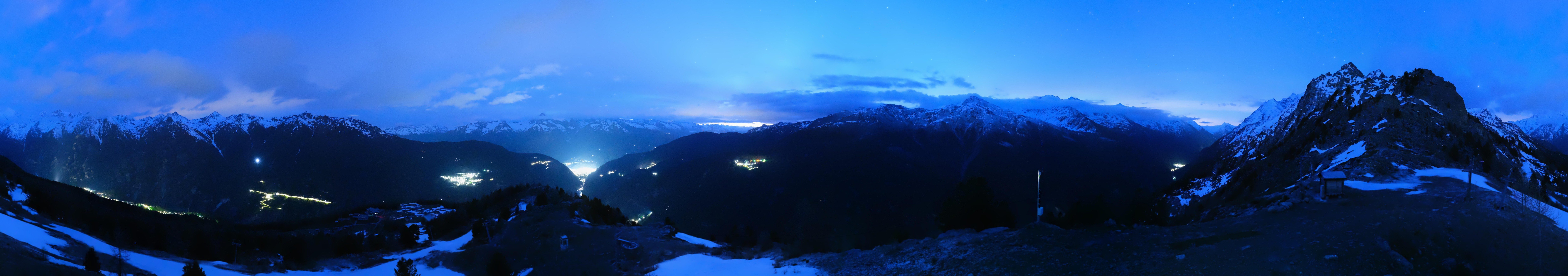 Archiv Foto Webcam Grächen im Wallis: Panorama Furggen