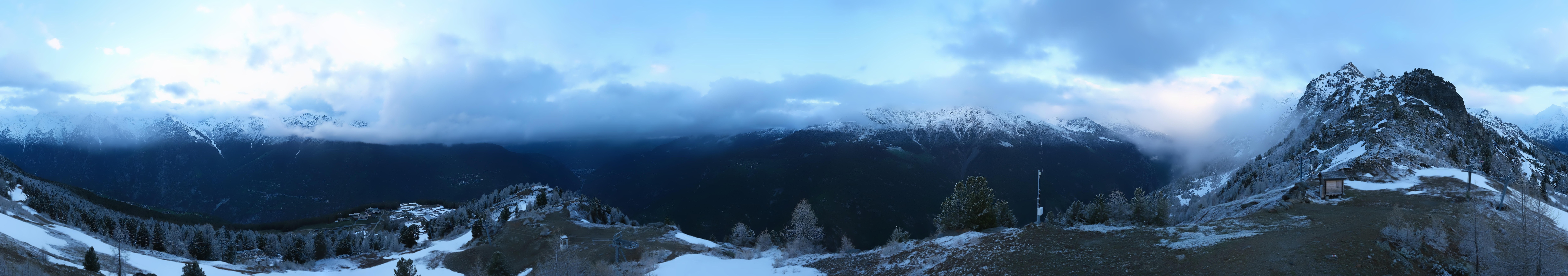 Archiv Foto Webcam Grächen im Wallis: Panorama Furggen