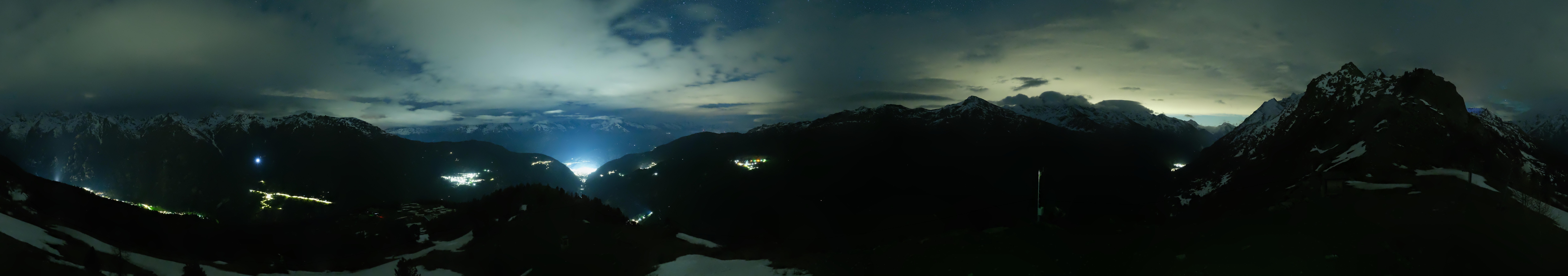 Archiv Foto Webcam Grächen im Wallis: Panorama Furggen