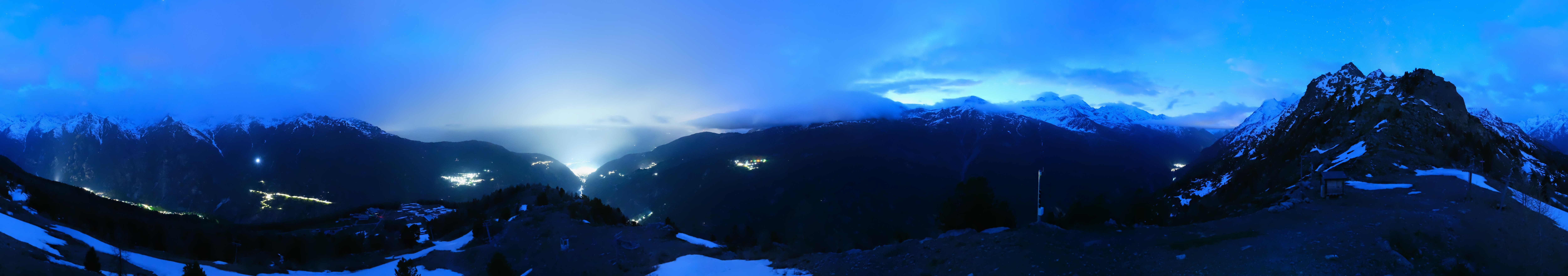 Archiv Foto Webcam Grächen im Wallis: Panorama Furggen