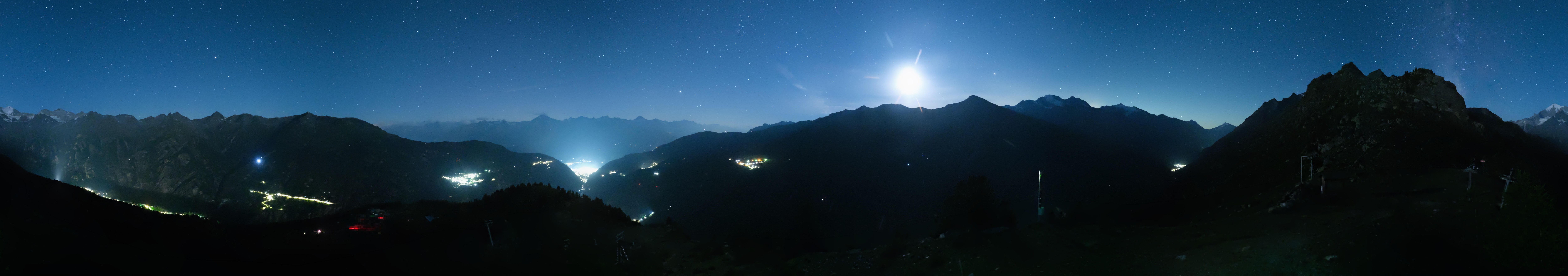 Archiv Foto Webcam Grächen im Wallis: Panorama Furggen