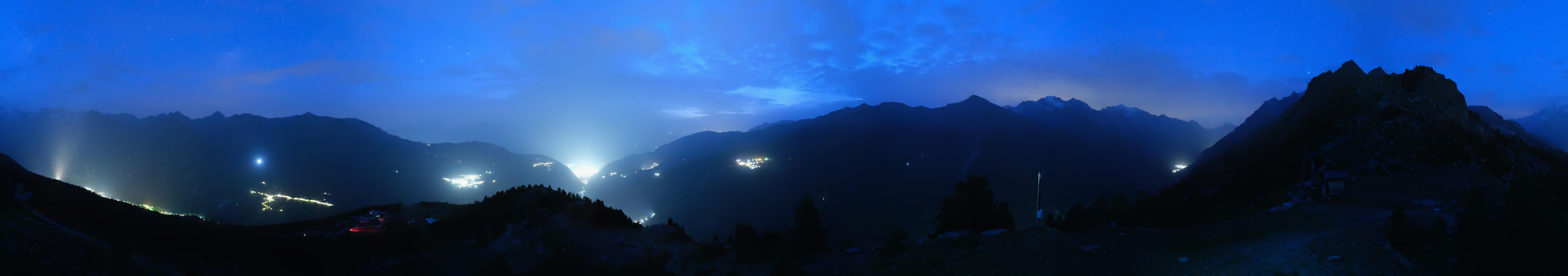 Archiv Foto Webcam Grächen im Wallis: Panorama Furggen