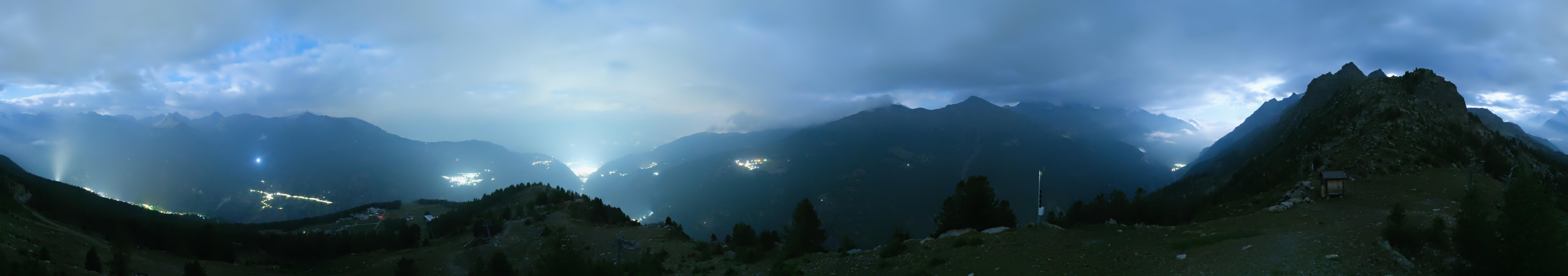 Archiv Foto Webcam Grächen im Wallis: Panorama Furggen