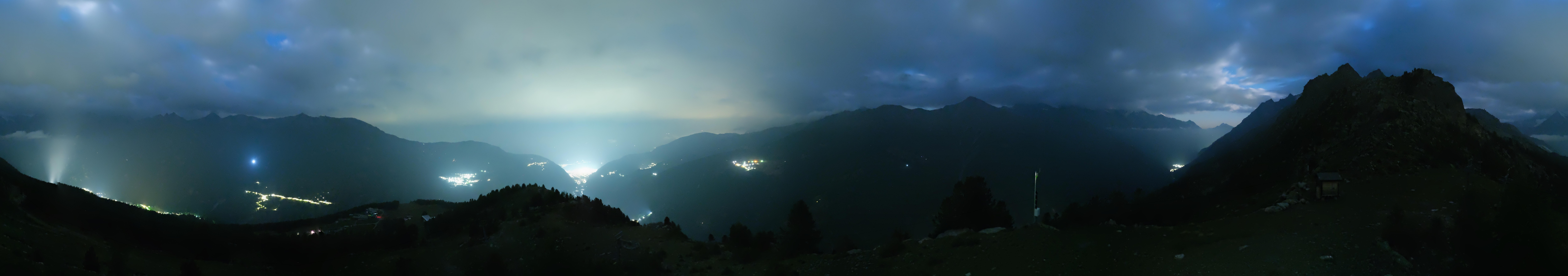 Archiv Foto Webcam Grächen im Wallis: Panorama Furggen