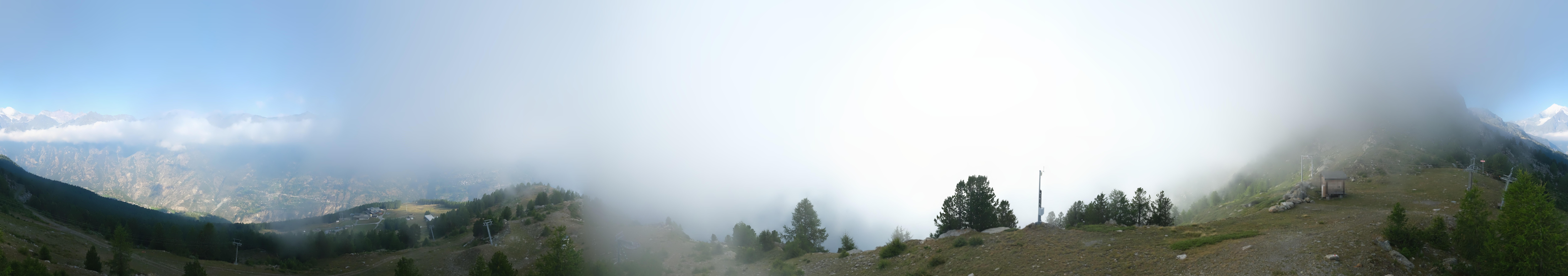 Archiv Foto Webcam Grächen im Wallis: Panorama Furggen