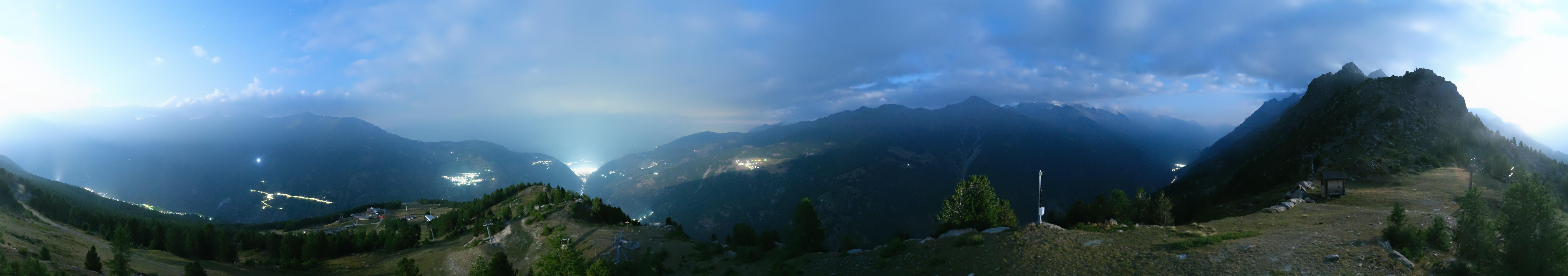 Archiv Foto Webcam Grächen im Wallis: Panorama Furggen