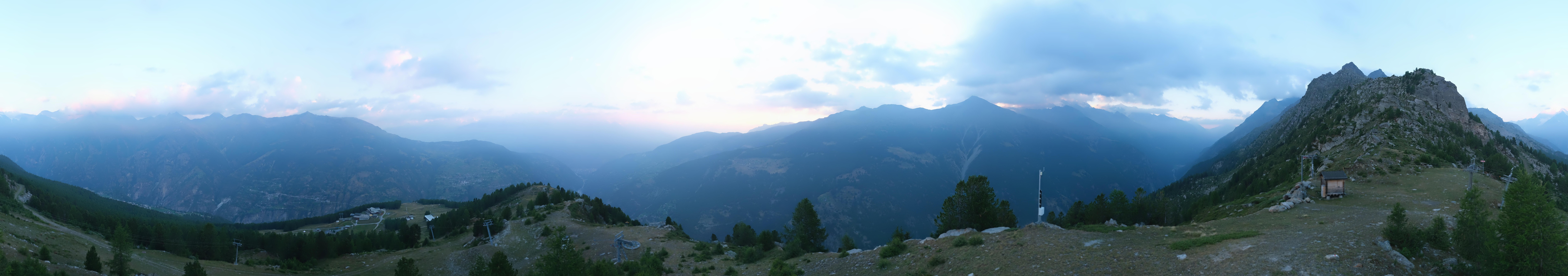 Archiv Foto Webcam Grächen im Wallis: Panorama Furggen