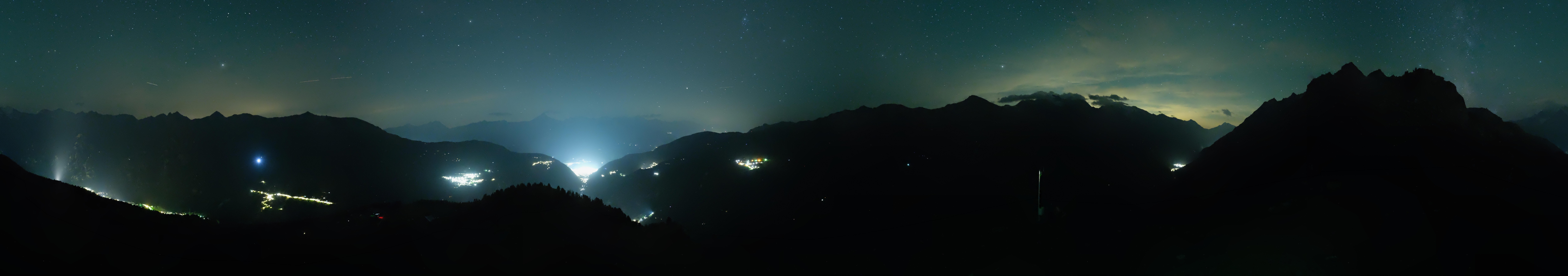 Archiv Foto Webcam Grächen im Wallis: Panorama Furggen