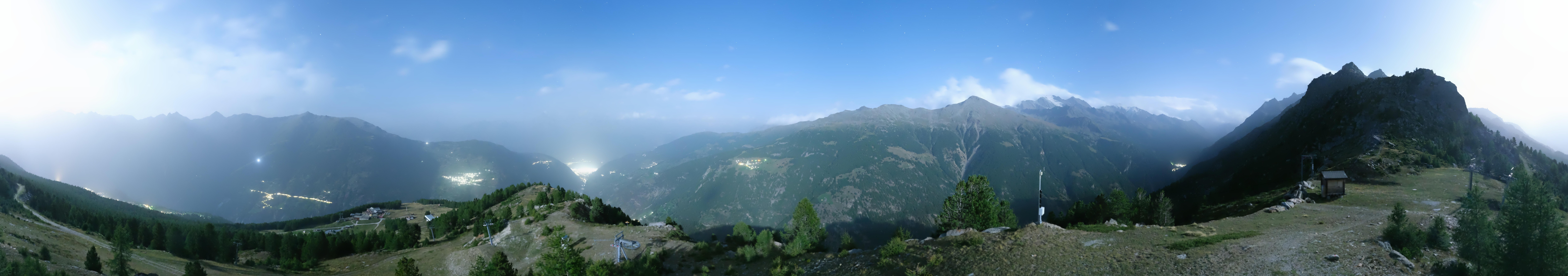 Archiv Foto Webcam Grächen im Wallis: Panorama Furggen