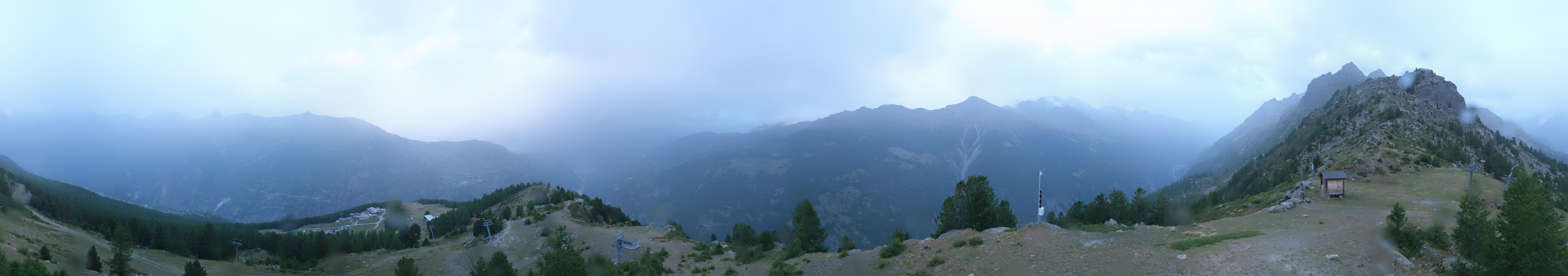 Archiv Foto Webcam Grächen im Wallis: Panorama Furggen