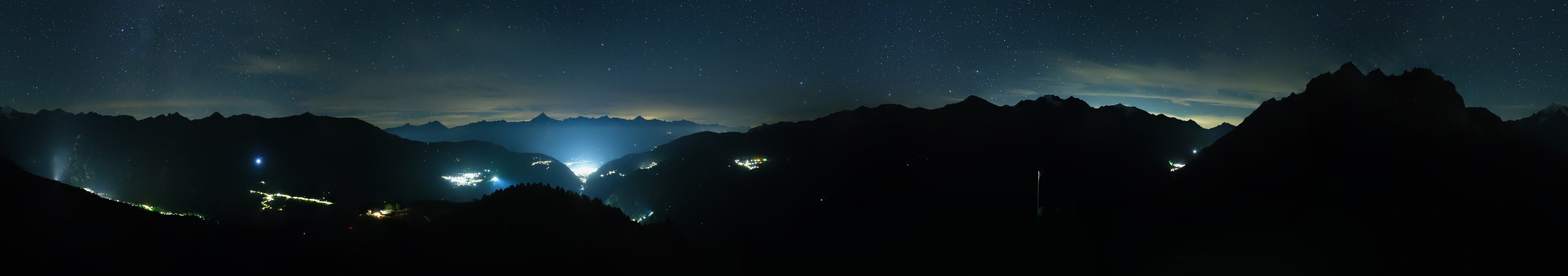 Archiv Foto Webcam Grächen im Wallis: Panorama Furggen