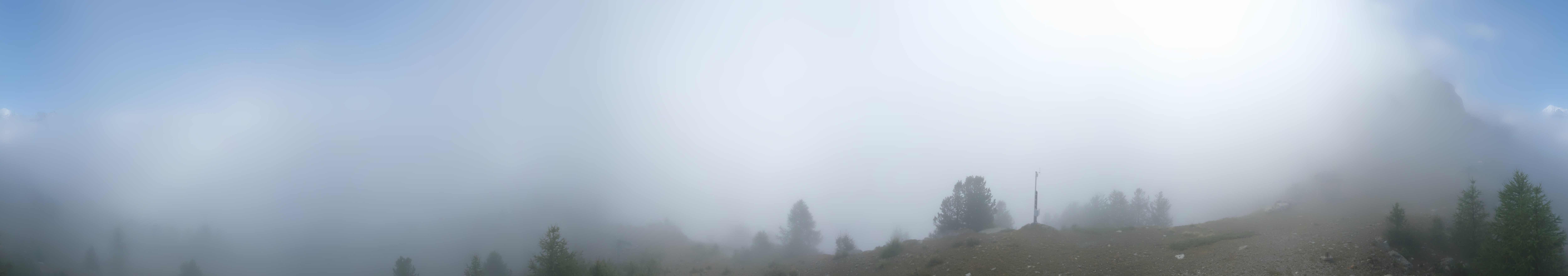 Archived image Webcam Panoramic view, Grächen in Valais