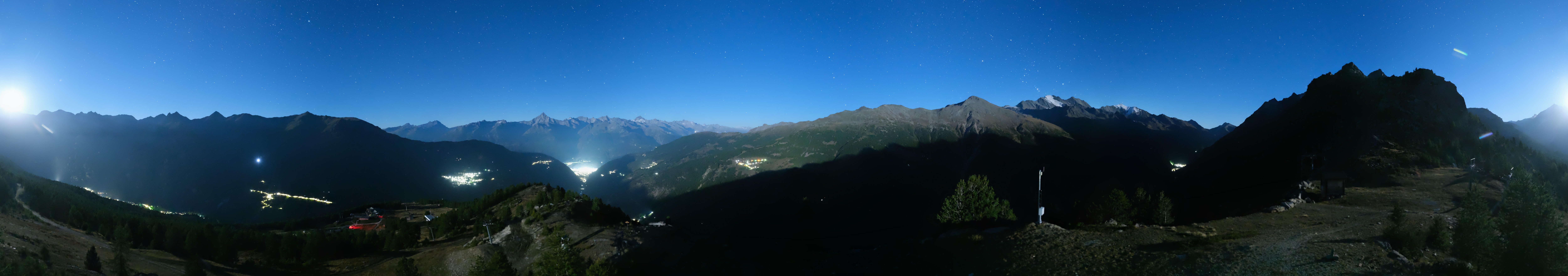 Archiv Foto Webcam Grächen im Wallis: Panorama Furggen