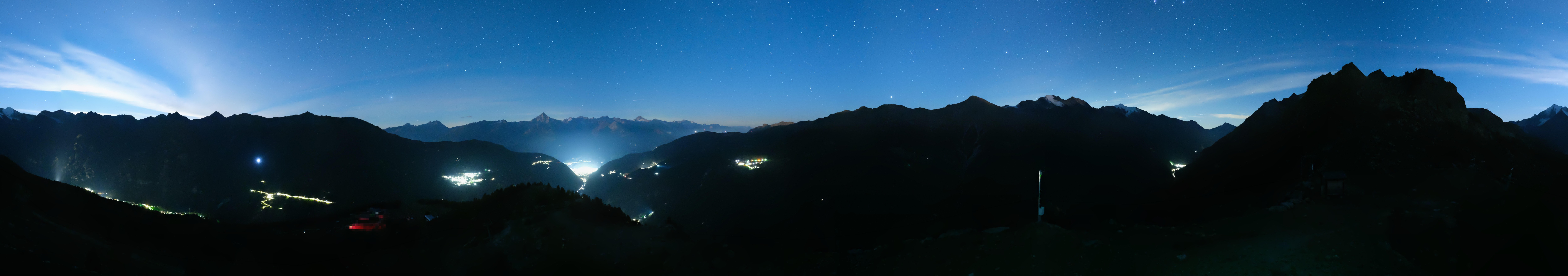 Archiv Foto Webcam Grächen im Wallis: Panorama Furggen