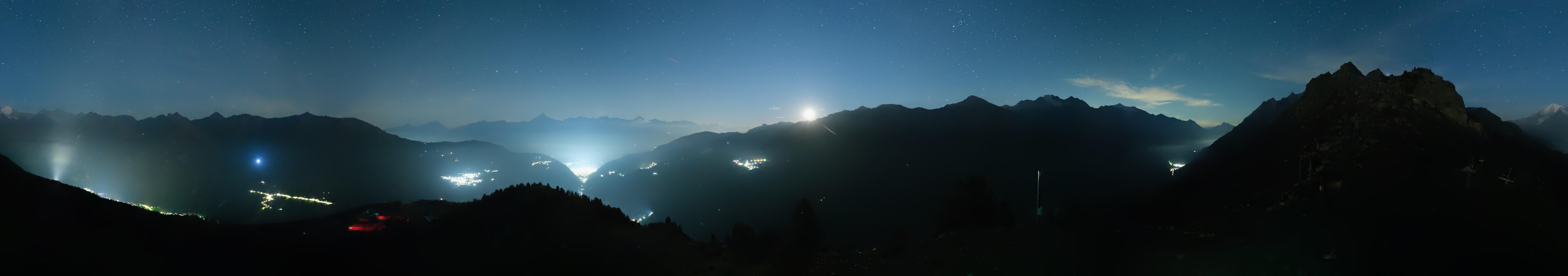 Archiv Foto Webcam Grächen im Wallis: Panorama Furggen