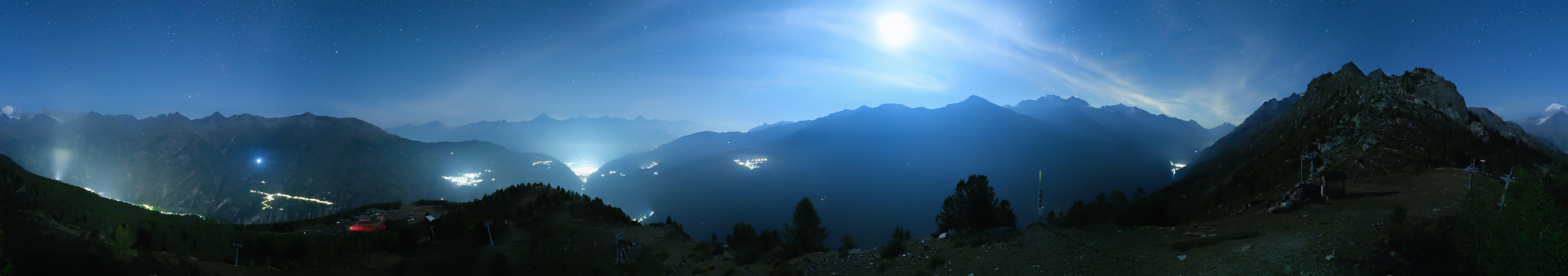 Archiv Foto Webcam Grächen im Wallis: Panorama Furggen
