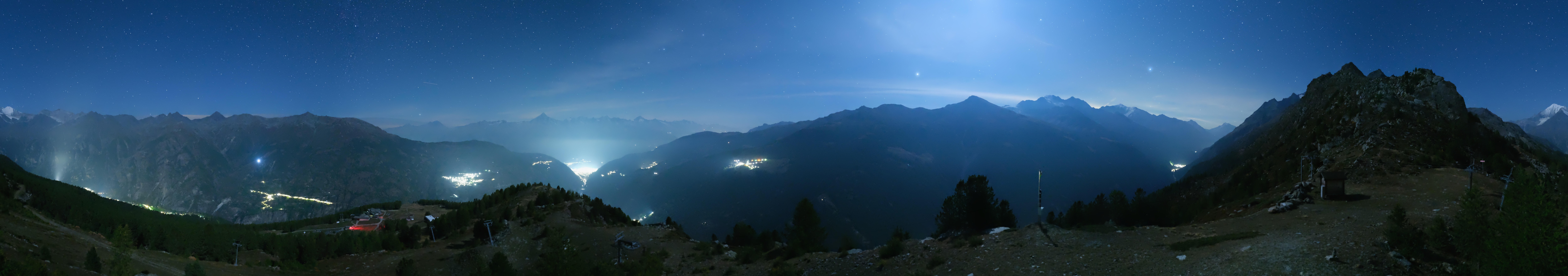 Archiv Foto Webcam Grächen im Wallis: Panorama Furggen