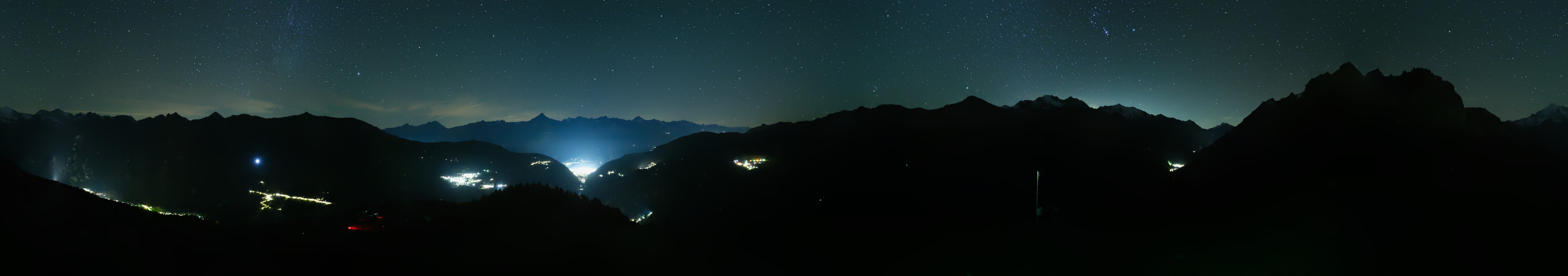 Archiv Foto Webcam Grächen im Wallis: Panorama Furggen