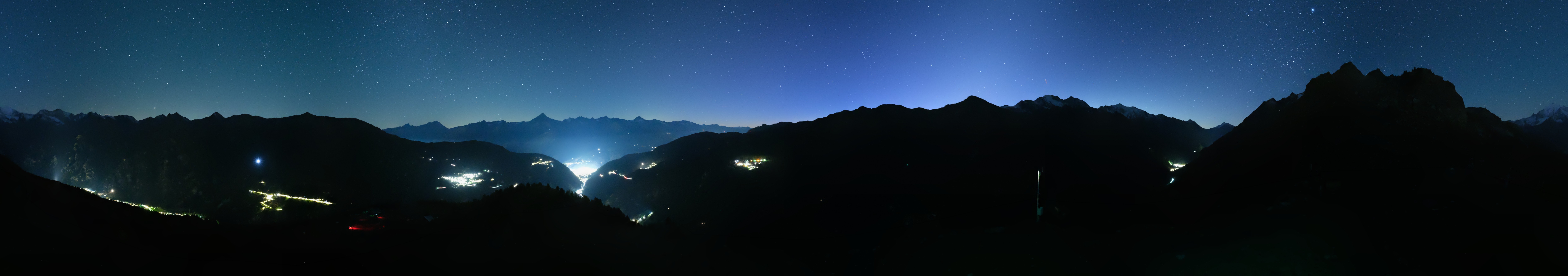 Archiv Foto Webcam Grächen im Wallis: Panorama Furggen
