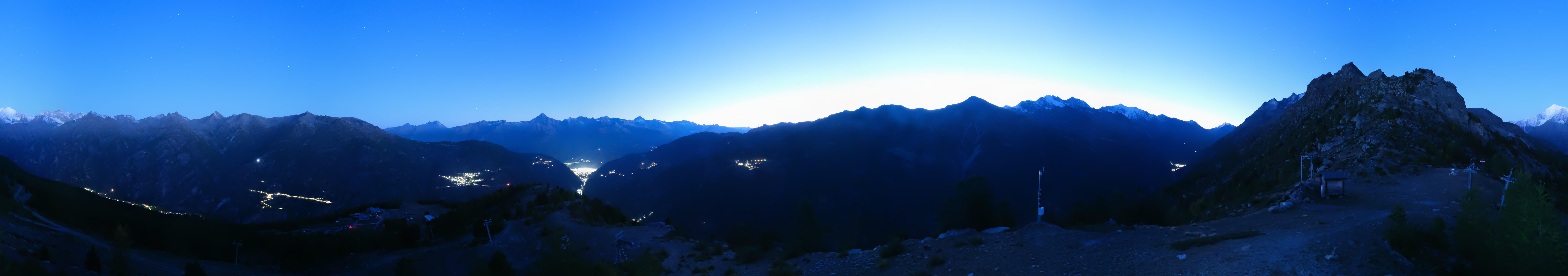 Archiv Foto Webcam Grächen im Wallis: Panorama Furggen