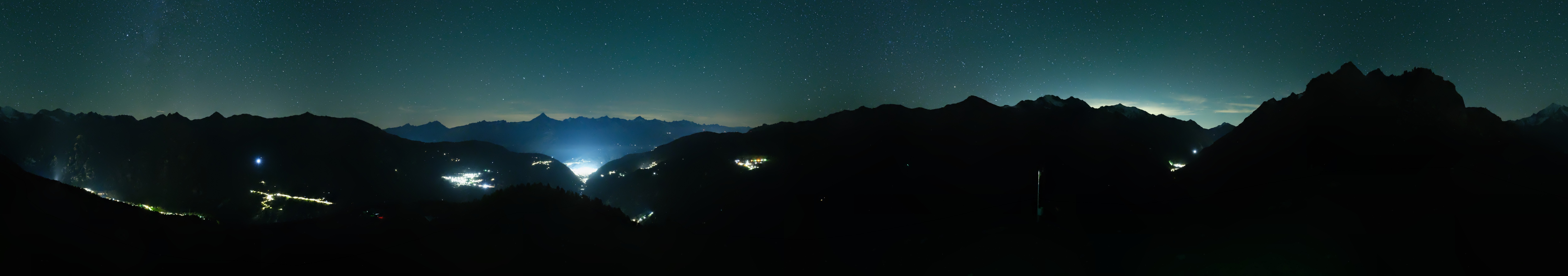 Archiv Foto Webcam Grächen im Wallis: Panorama Furggen