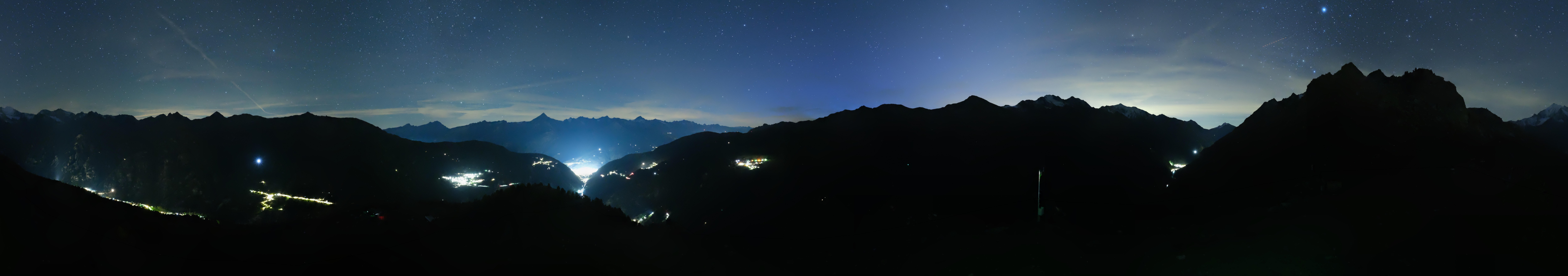 Archiv Foto Webcam Grächen im Wallis: Panorama Furggen