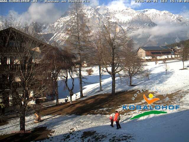 Archiv Foto Webcam Ramsau am Dachstein: Golfplatz am Kobaldhof