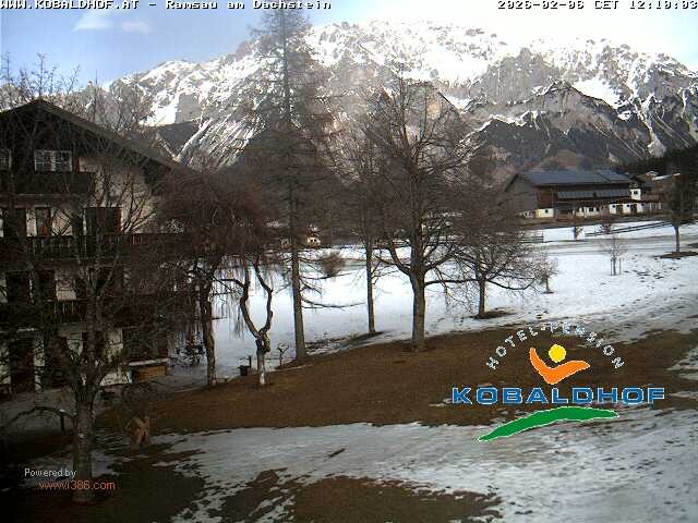 Archiv Foto Webcam Ramsau am Dachstein: Golfplatz am Kobaldhof