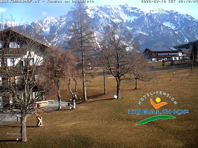 Archiv Foto Webcam Ramsau am Dachstein: Golfplatz am Kobaldhof