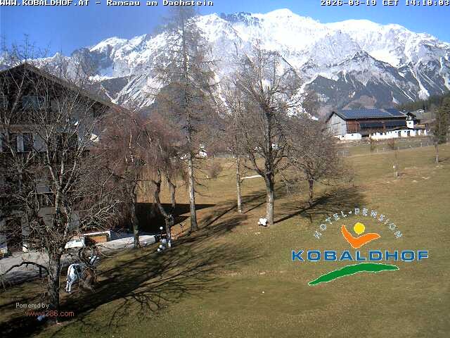 Archiv Foto Webcam Ramsau am Dachstein: Golfplatz am Kobaldhof