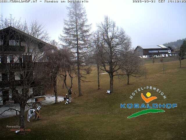 Archiv Foto Webcam Ramsau am Dachstein: Golfplatz am Kobaldhof