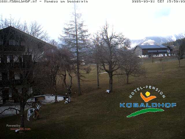 Archiv Foto Webcam Ramsau am Dachstein: Golfplatz am Kobaldhof
