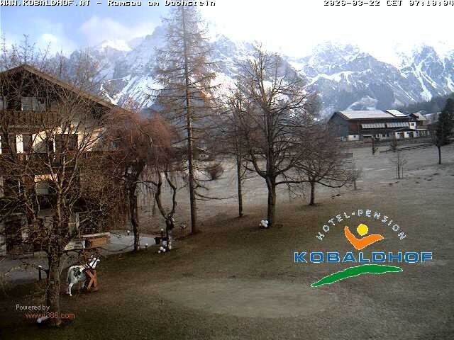 Archiv Foto Webcam Ramsau am Dachstein: Golfplatz am Kobaldhof