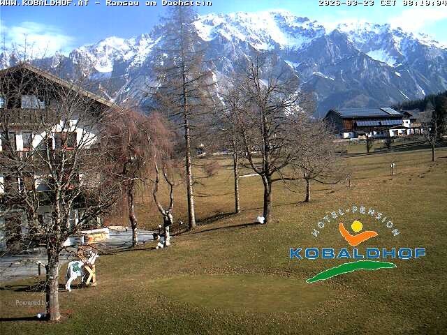 Archiv Foto Webcam Ramsau am Dachstein: Golfplatz am Kobaldhof