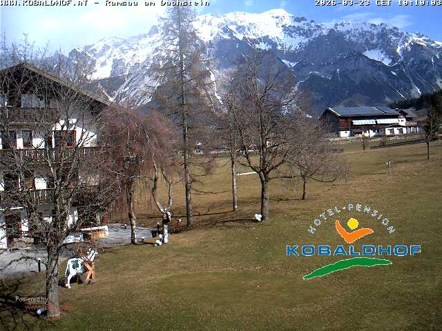 Archiv Foto Webcam Ramsau am Dachstein: Golfplatz am Kobaldhof