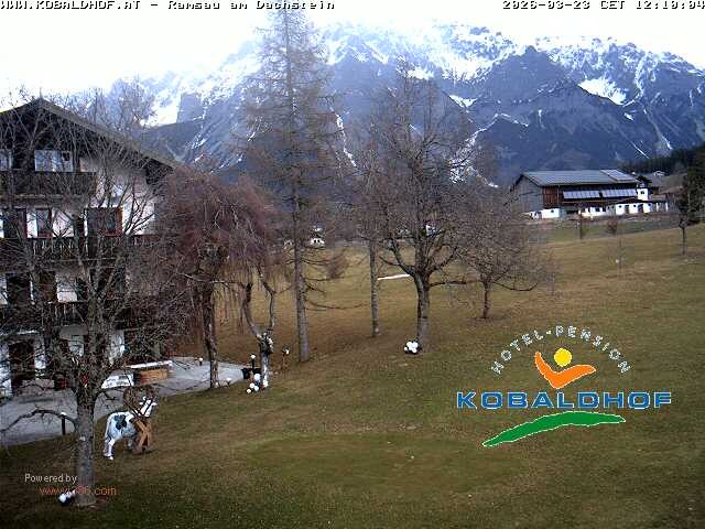 Archiv Foto Webcam Ramsau am Dachstein: Golfplatz am Kobaldhof