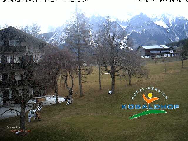 Archiv Foto Webcam Ramsau am Dachstein: Golfplatz am Kobaldhof