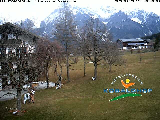 Archiv Foto Webcam Ramsau am Dachstein: Golfplatz am Kobaldhof