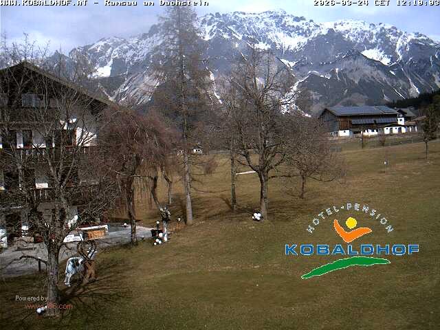Archiv Foto Webcam Ramsau am Dachstein: Golfplatz am Kobaldhof