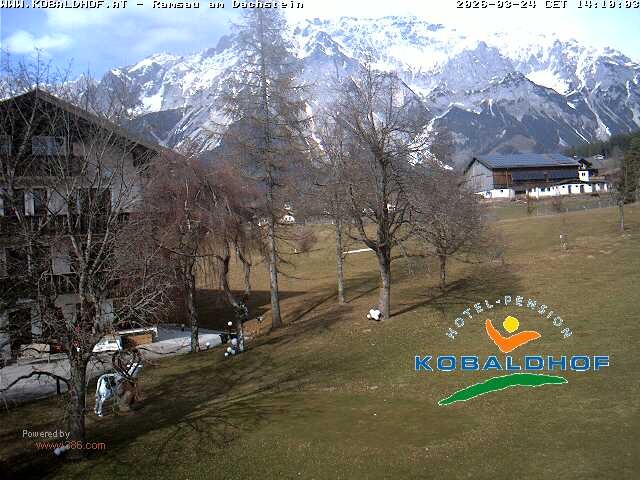 Archiv Foto Webcam Ramsau am Dachstein: Golfplatz am Kobaldhof