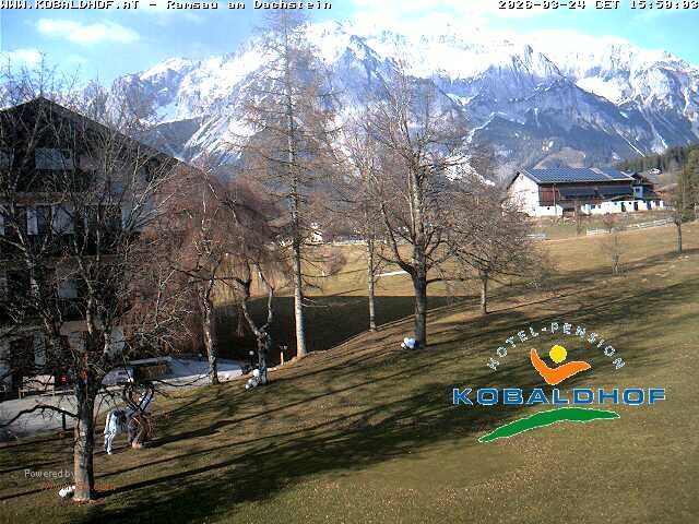Archiv Foto Webcam Ramsau am Dachstein: Golfplatz am Kobaldhof