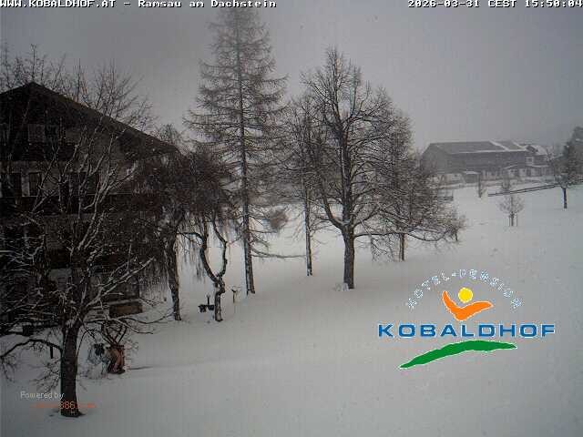 Archiv Foto Webcam Ramsau am Dachstein: Golfplatz am Kobaldhof
