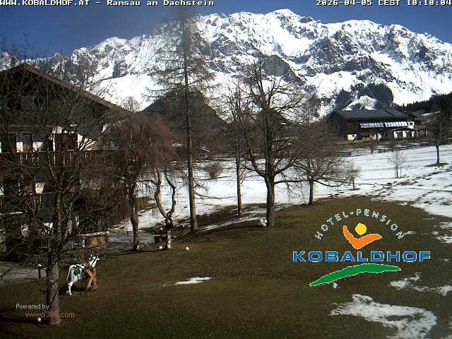 Archiv Foto Webcam Ramsau am Dachstein: Golfplatz am Kobaldhof