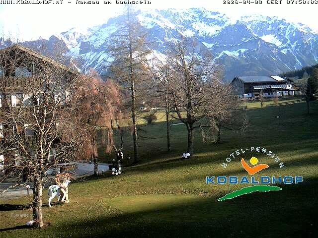 Archiv Foto Webcam Ramsau am Dachstein: Golfplatz am Kobaldhof