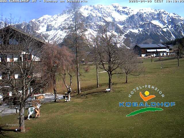 Archiv Foto Webcam Ramsau am Dachstein: Golfplatz am Kobaldhof