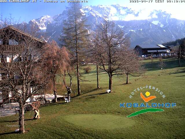 Archiv Foto Webcam Ramsau am Dachstein: Golfplatz am Kobaldhof