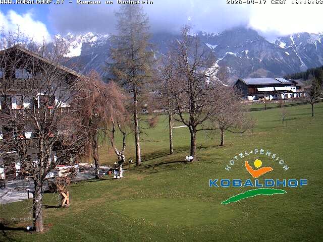 Archiv Foto Webcam Ramsau am Dachstein: Golfplatz am Kobaldhof