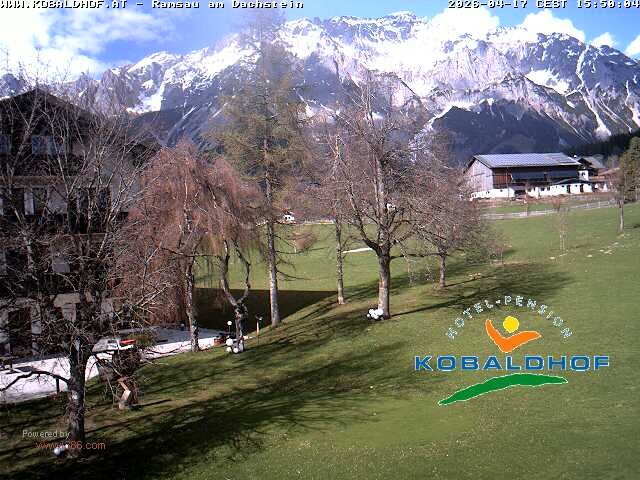 Archiv Foto Webcam Ramsau am Dachstein: Golfplatz am Kobaldhof